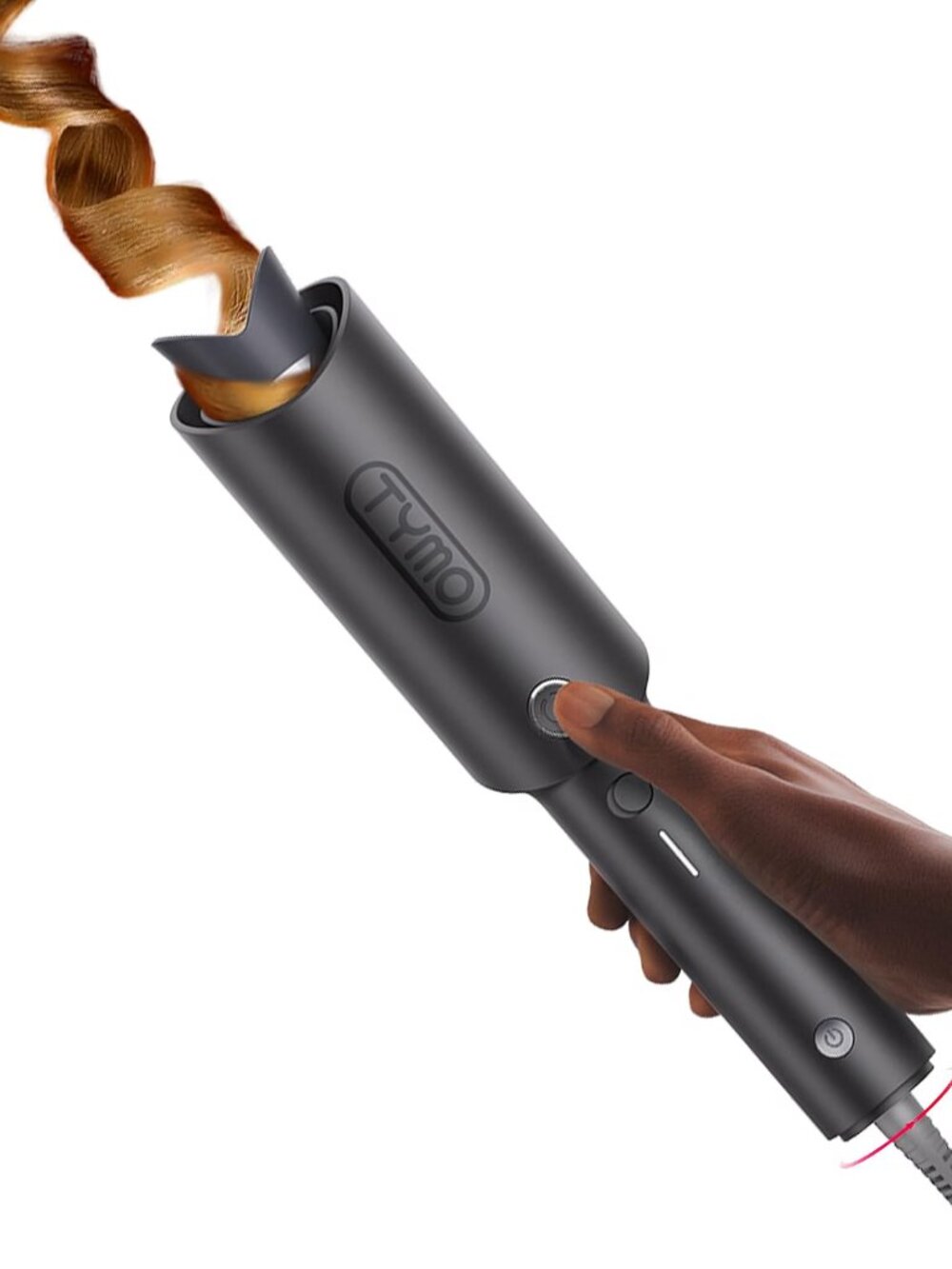 TYMO Automatic Rotating Curling Iron, CURLPRO Beach Waves Hair Curler, 1.25"